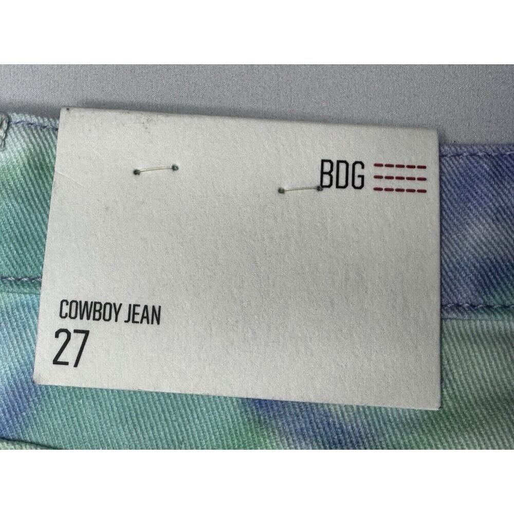 NWT BDG Urban Outfitters Women’s Tie Dye Cowboy Jeans - Size 27x28.5* - Picture 5 of 12